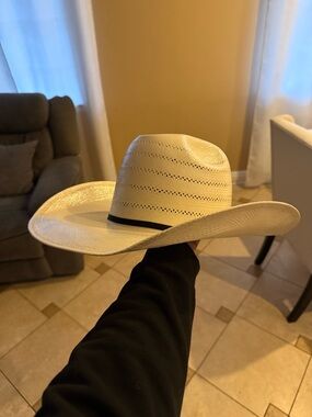 Men's Natural Straw Cowboy Hat